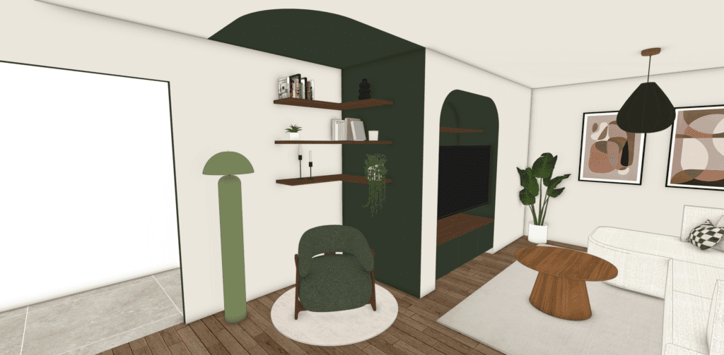 Bibliothèque et coin lecture